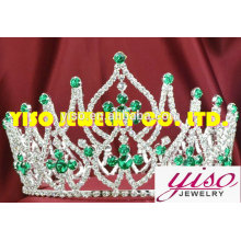 Jóias de imitação de cabelo jóias de luxo coroas e tiaras de plástico